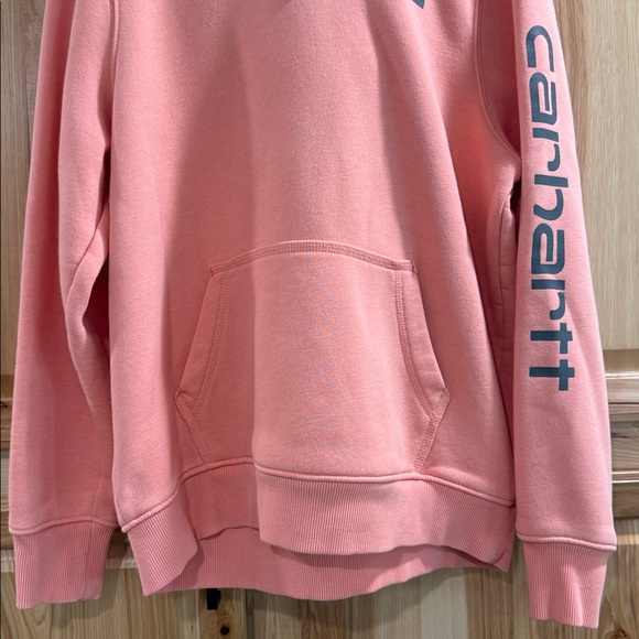 Carhartt Coral Casual Cozy Loungewear Workwear Activewear Hoodie in Size Large - Picture 2 of 9